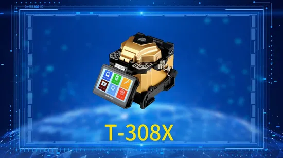 Skycom Épisseur de fibre optique portatif à faible perte T-308X