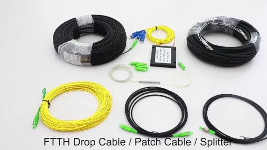 Cordon de raccordement à fibre optique E2000/APC-Sc/UPC-Sm-9/125-Simplex