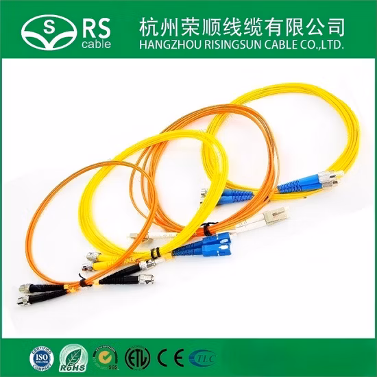 Cordon de raccordement à fibre optique Duplex multimode St/UPC-ST/UPC 3m 3.0/2.0mm 50/125 OM3